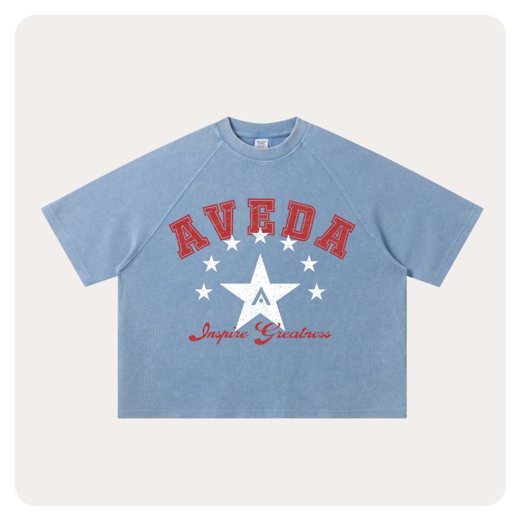 Aveda Stars Waffle Tee