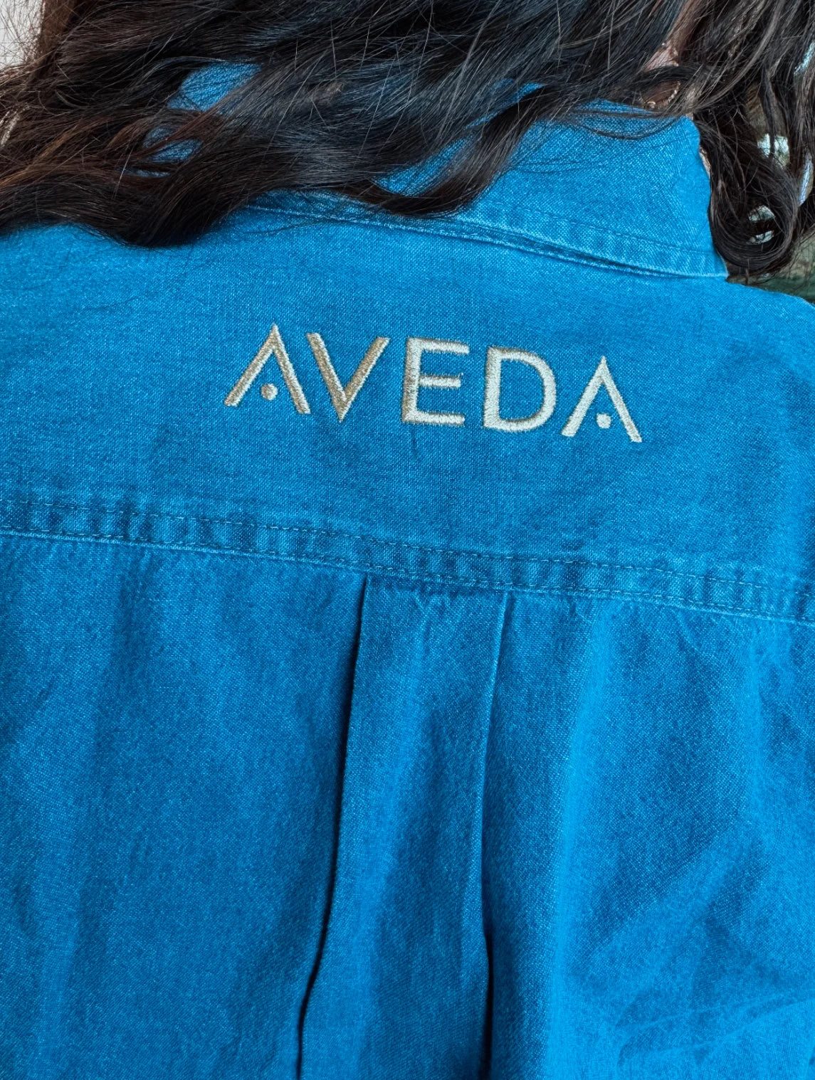 Aveda Denim Button Down