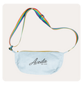 Aveda Denim Rainbow Sling Bag