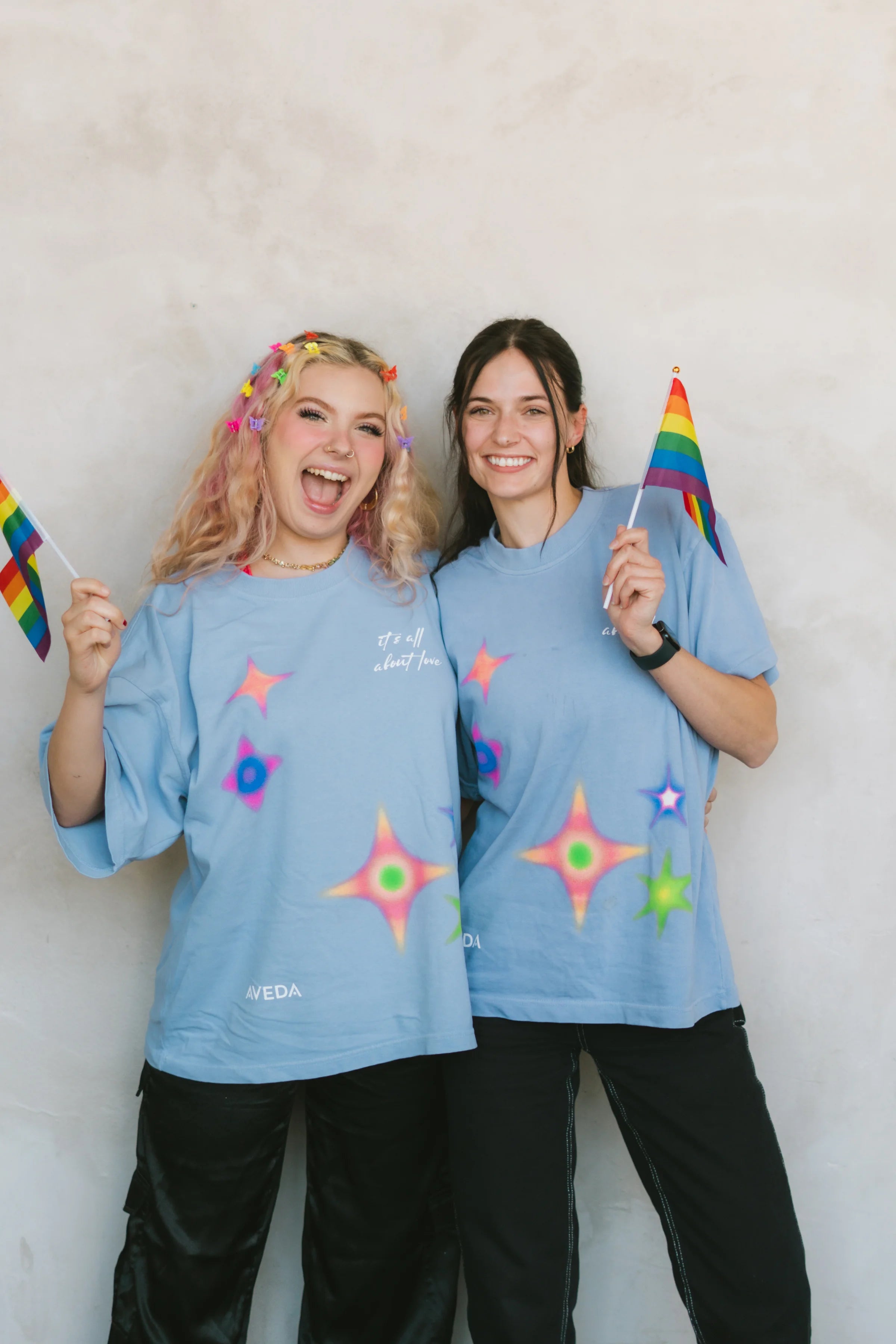 Aveda Sparkle Rainbow Tee