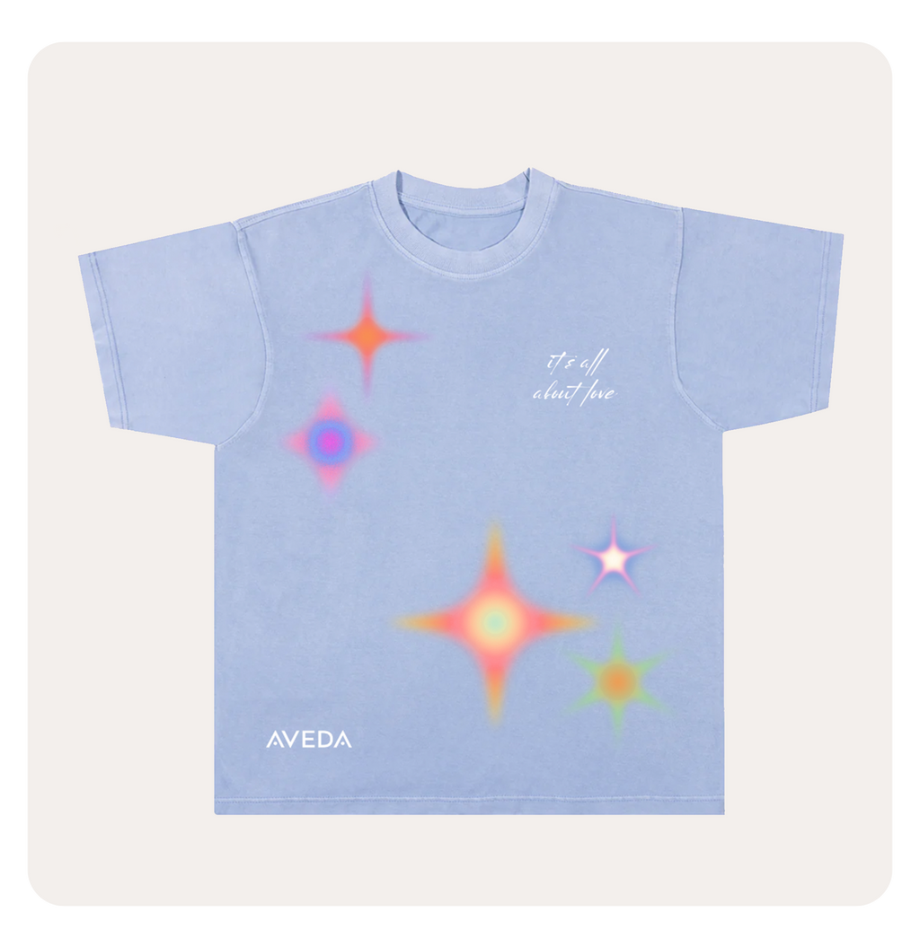 Aveda Sparkle Rainbow Tee