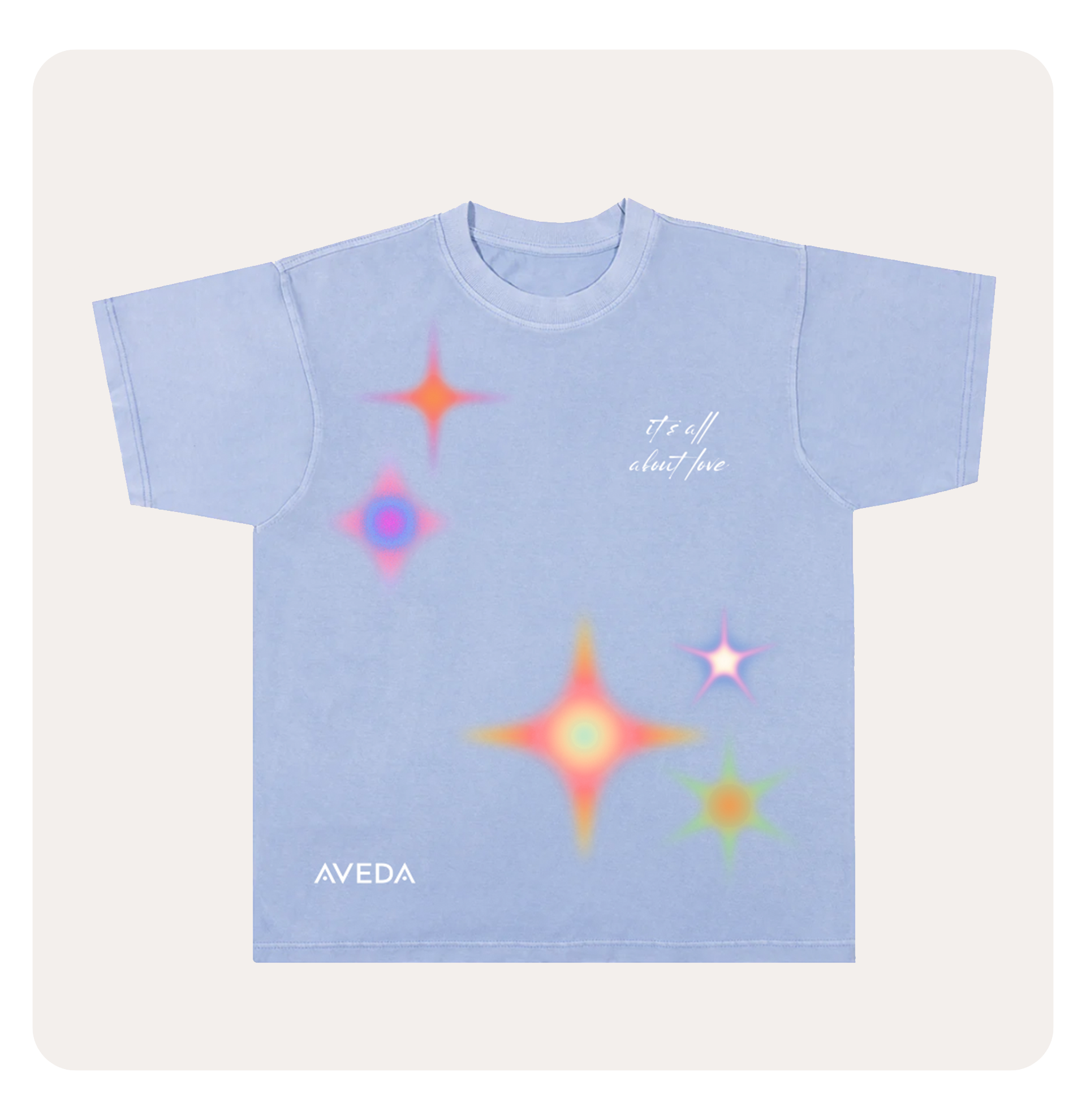 Aveda Sparkle Rainbow Tee